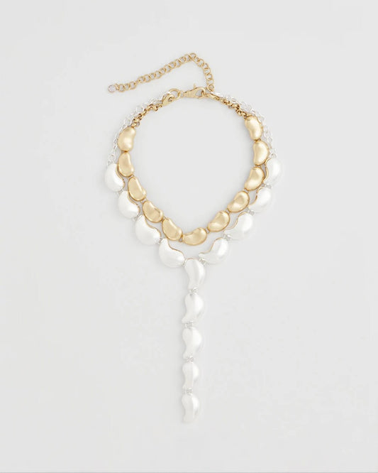 Chico's Jewelry Convertible Mixed-Metals Y-Necklace