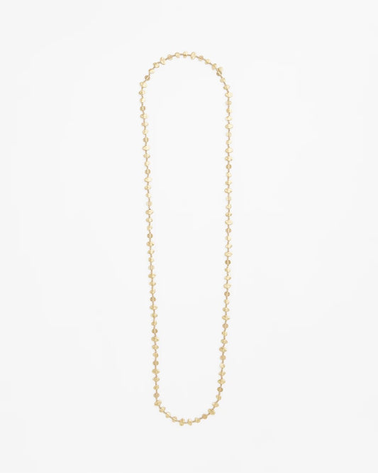 Chico's Jewelry Gold Nugget Single Strand Necklace