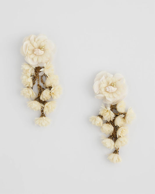 Chico's Jewelry No Droop® Flower & Conch Shell Earrings