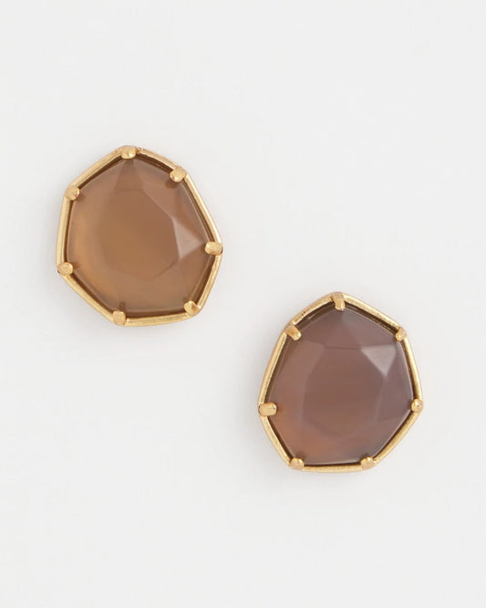 Chico's Jewelry Agate Stone Stud Earrings