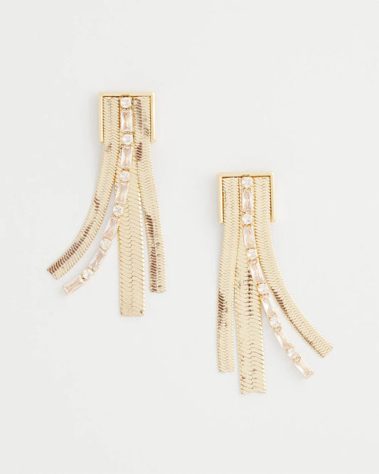 Chico's Jewelry Snake Chain Linear Earrings