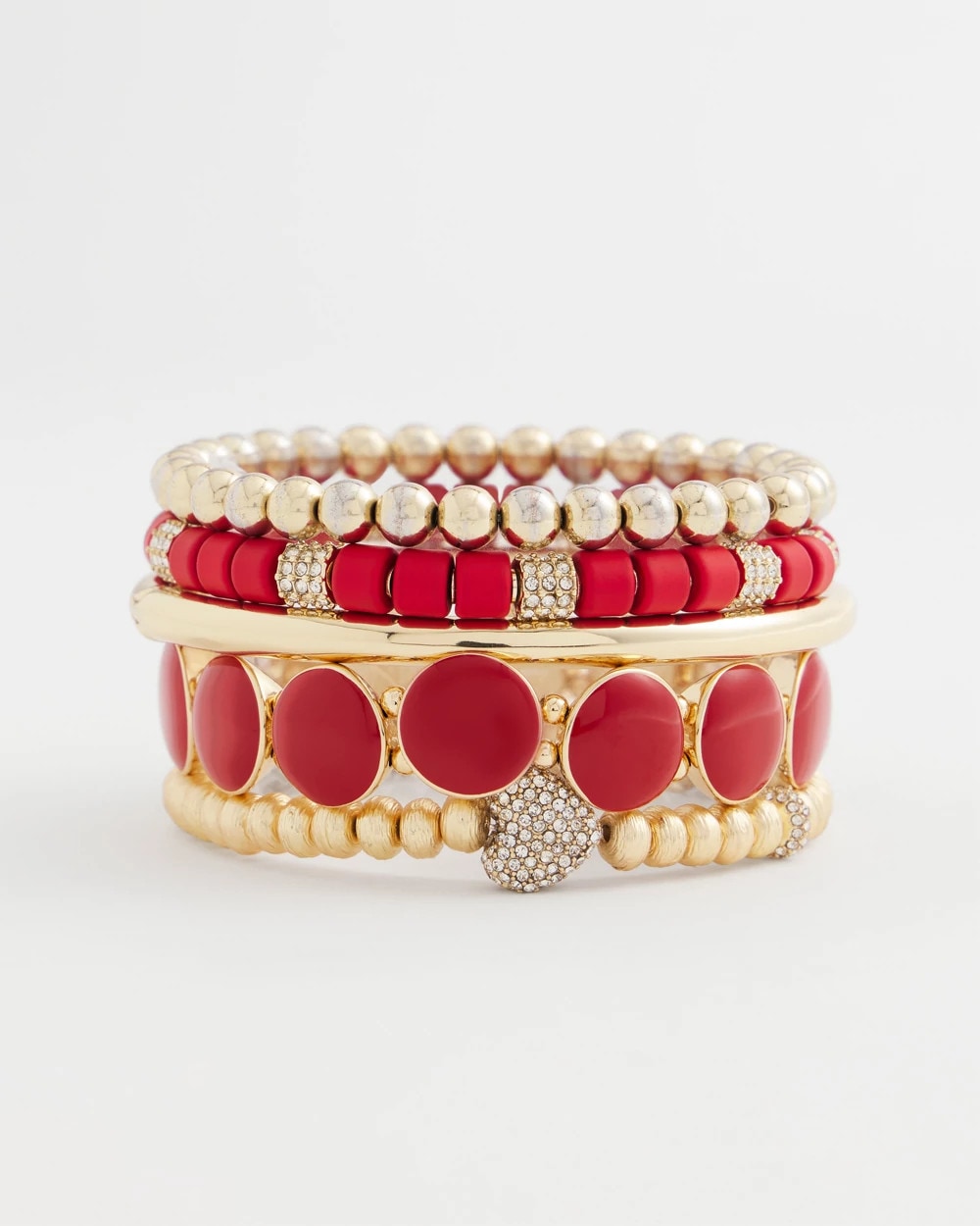 Chico's Jewelry Reversible Round Stretch Bracelet