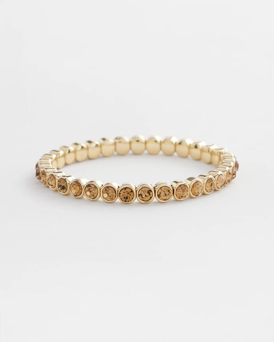 Chico's Jewelry Amber Hues Shiny Stretch Bracelet