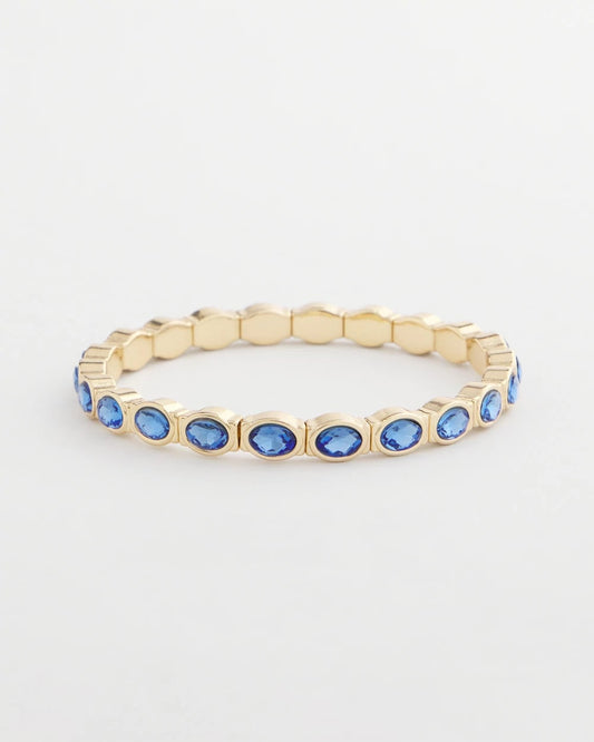 Chico's Jewelry Small Faceted Stretch Bracelet