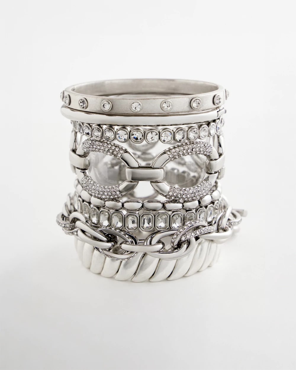 Chico's Jewelry Pave Link Toggle Bracelet