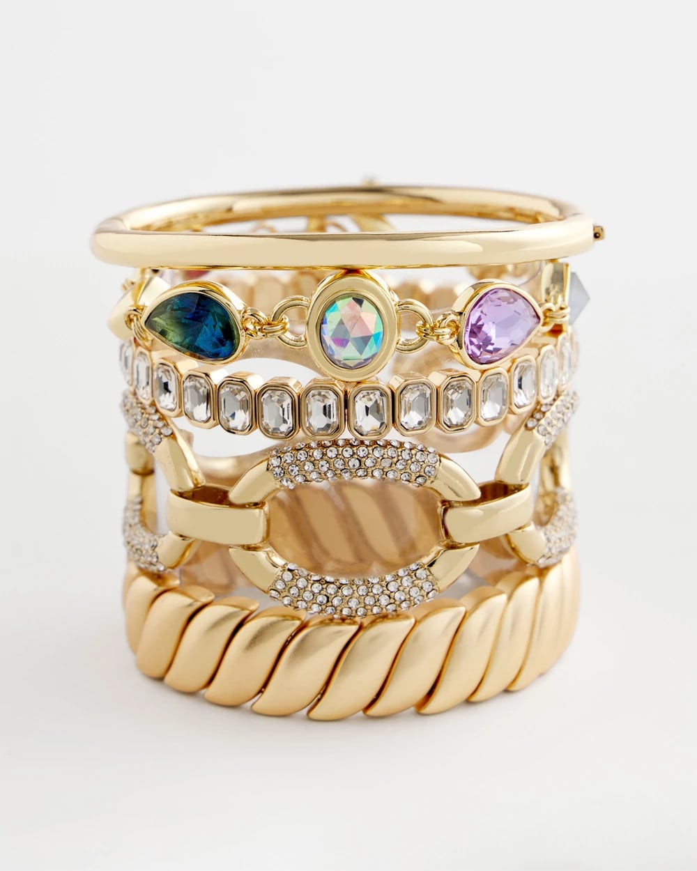 Chico's Jewelry Matte Twist Stretch Bracelet