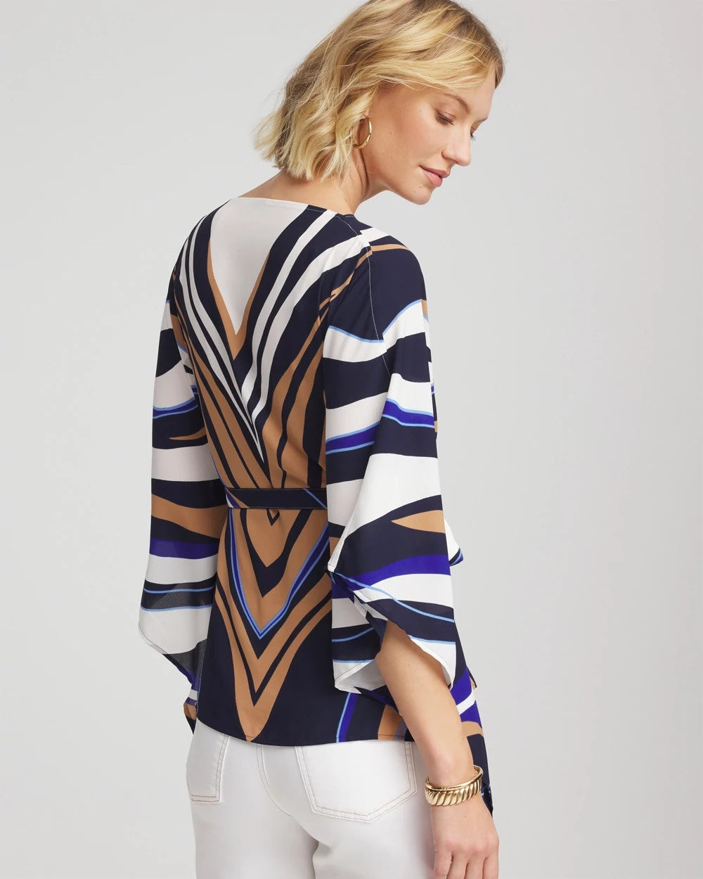 Chico's Accessories Voyage Belted Poncho