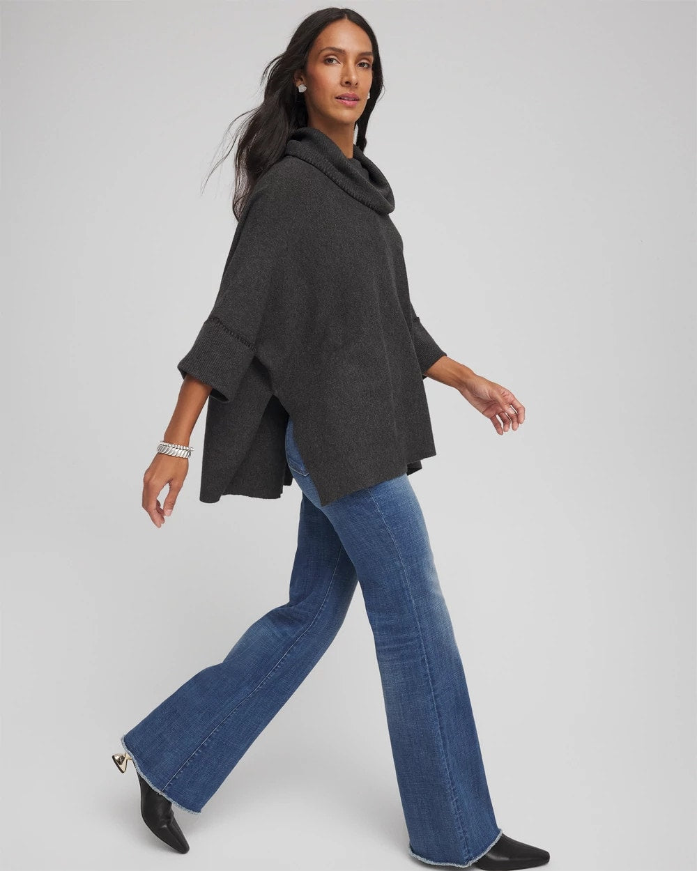 Chico's Accessories Cowlneck Poncho