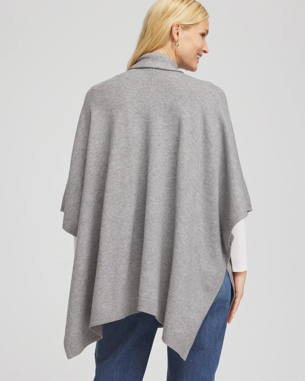 Chico's Accessories Long Knit Ruana