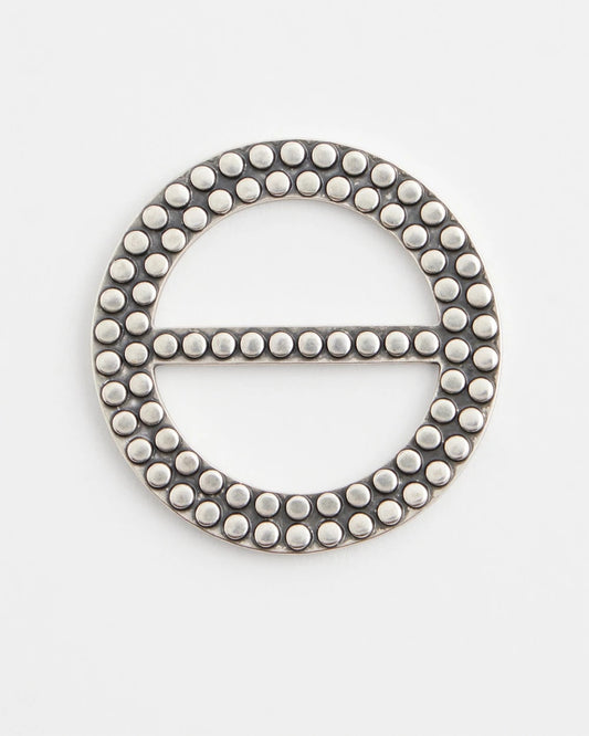 Chico's Accessories Silvertone Scarf Ring
