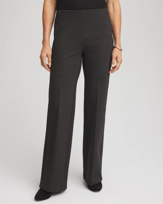 Chico's Petites Petite Juliet Wide Full-Length Ponte Pants