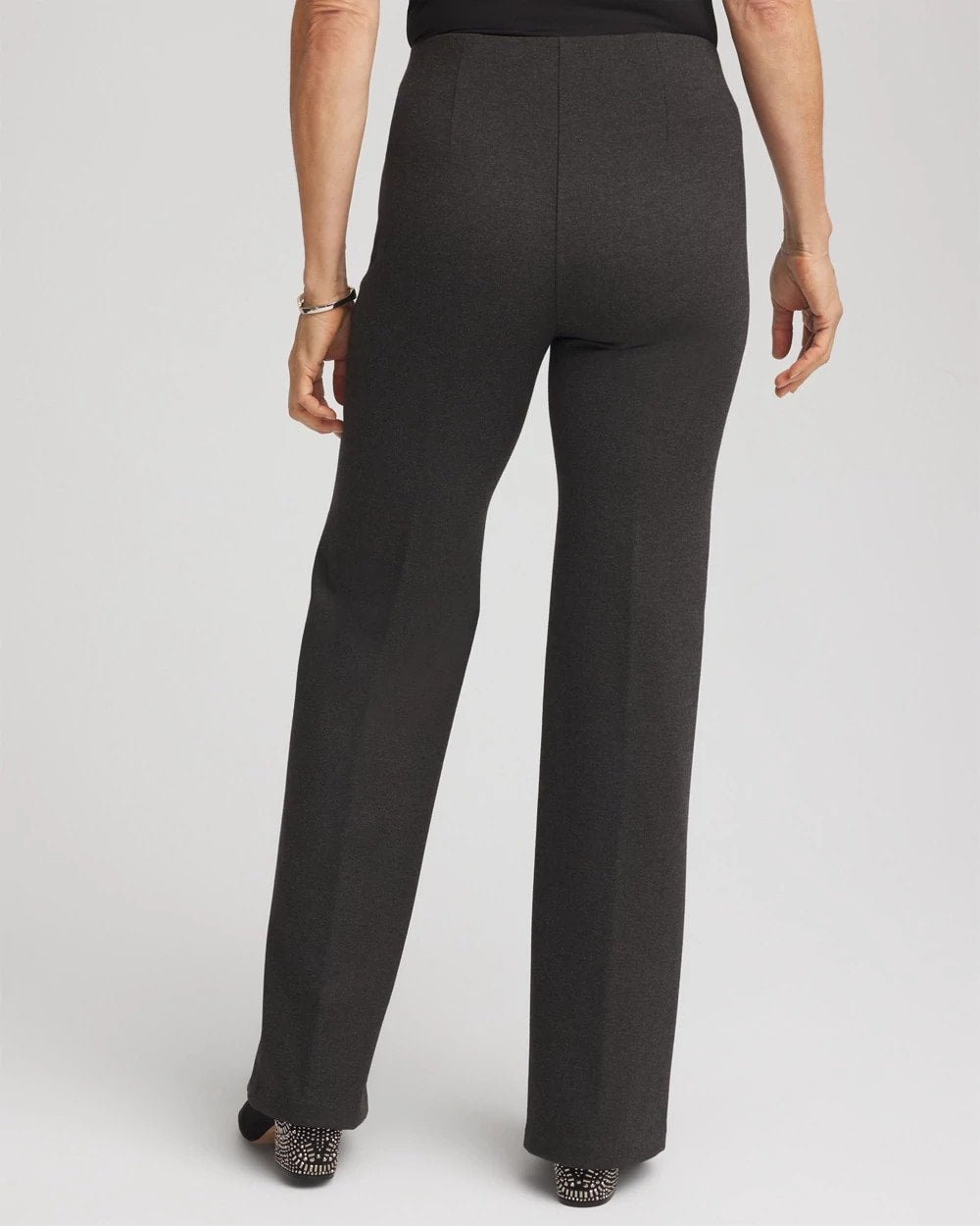 Chico's Petites Petite Juliet Wide Full-Length Ponte Pants
