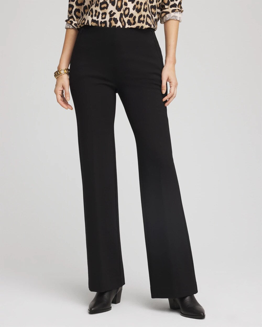 Chico's Petites Petite Juliet Full-Length Ponte Pants