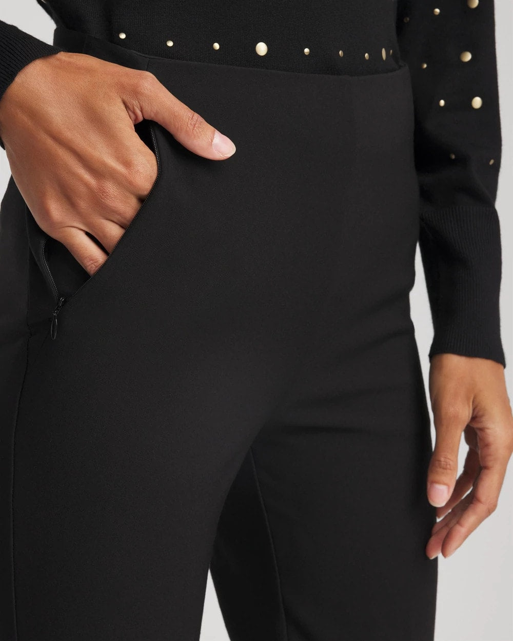 Chico's Petites Petite Juliet Straight Ankle Pants