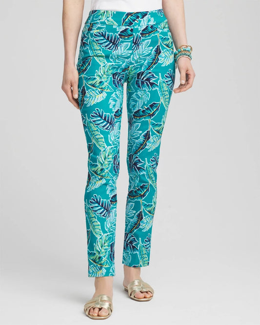 Chico's Petites Brigitte™ Tropical Pull-On Ankle Pants