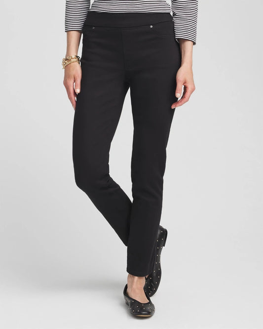 Chico's Petites Denim Pull-On Ankle Jeggings