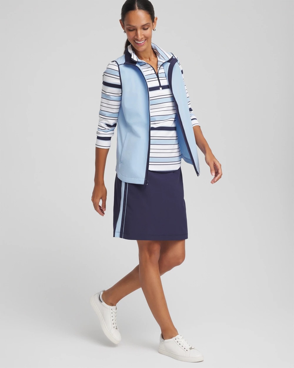 Chico's Collections Zenergy® UPF Piped Skort