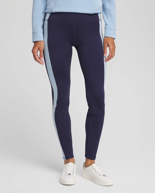 Chico's Collections Zenergy® Soft Topaz Contrast Leggings