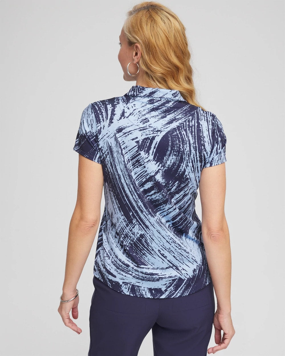 Chico's Collections Zenergy® UPF Sketch Half Zip