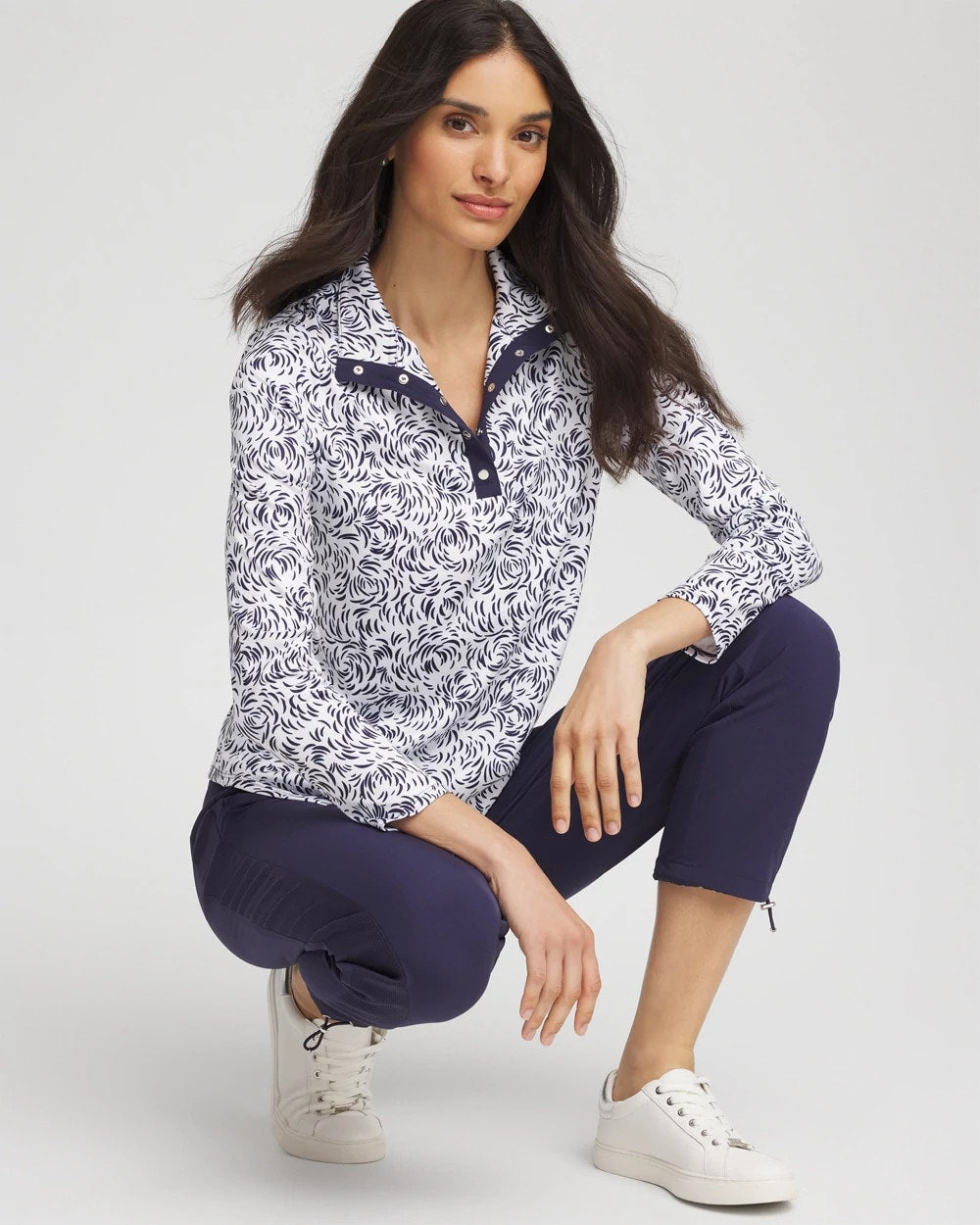 Chico's Collections Zenergy® UPF Palma Pullover