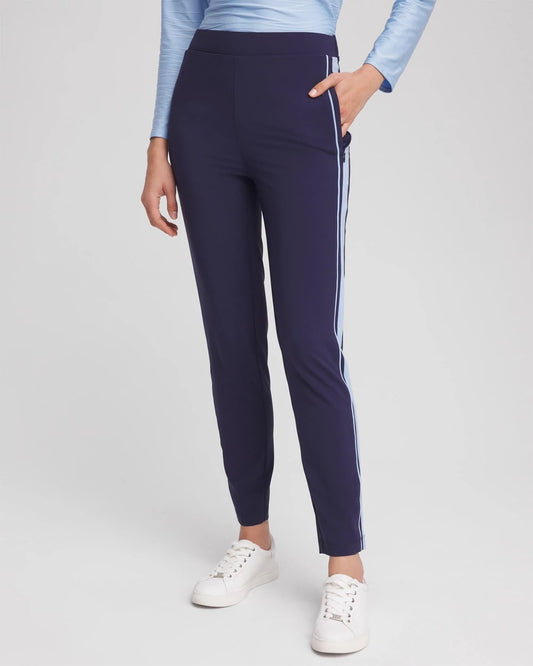 Chico's Collections Zenergy® UPF Piped Ankle Pants
