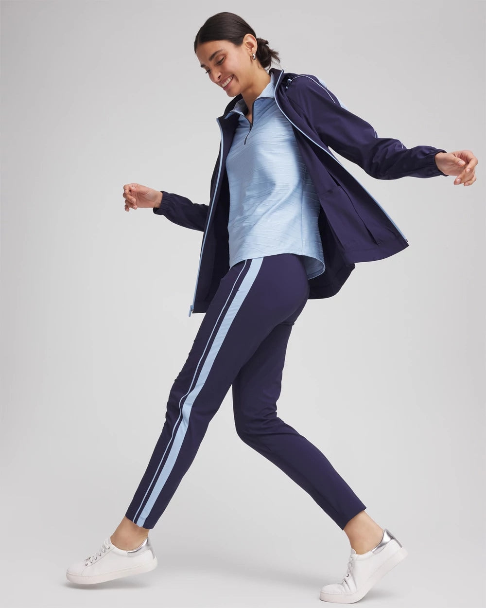 Chico's Collections Zenergy® UPF Piped Ankle Pants