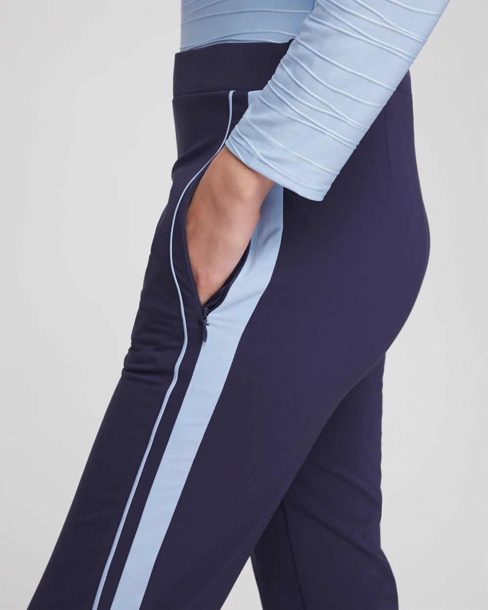 Chico's Collections Zenergy® UPF Piped Ankle Pants
