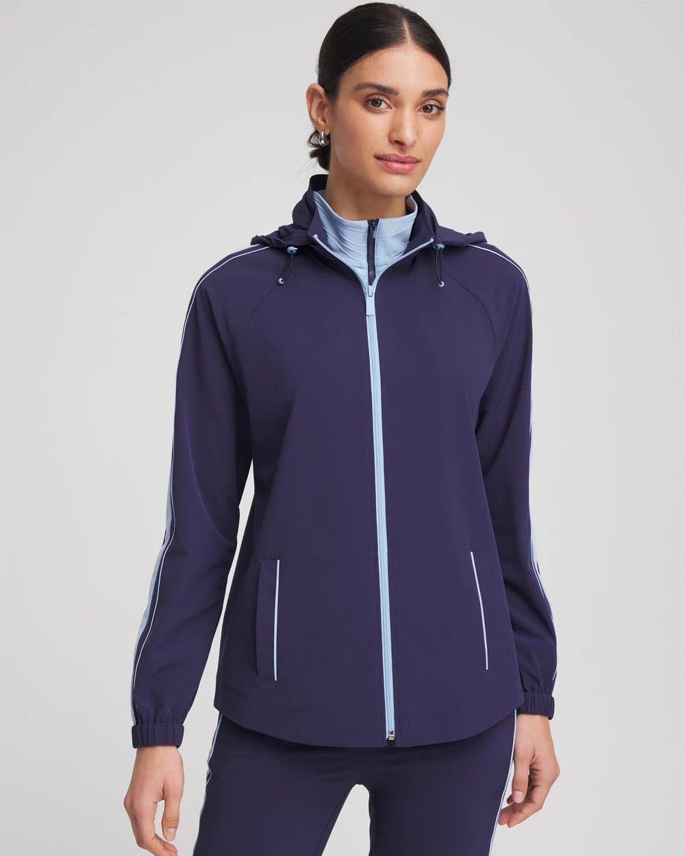 Chico's Collections Zenergy® UPF Piped Jacket