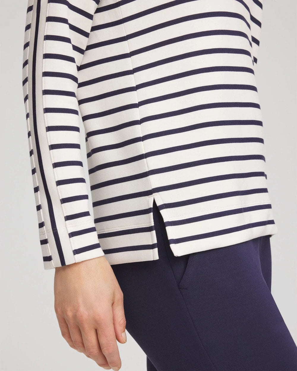 Chico's Collections Zenergy® Soft Striped Top