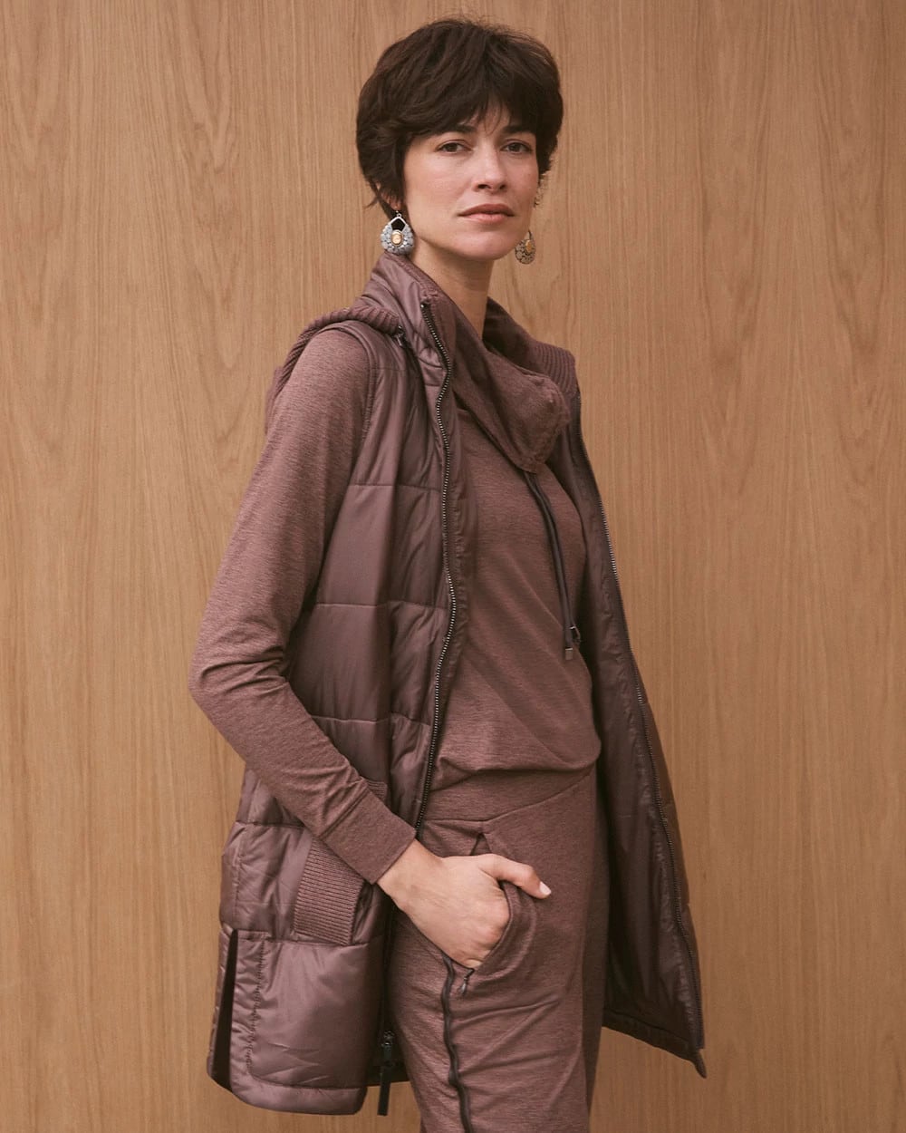 Chico's Collections Zenergy® Quilted Hooded Vest