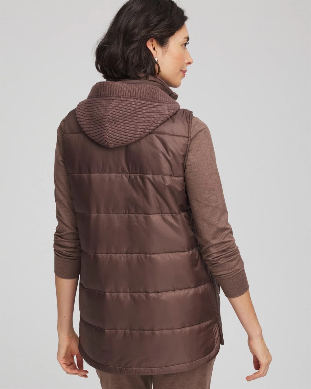 Chico's Collections Zenergy® Quilted Hooded Vest
