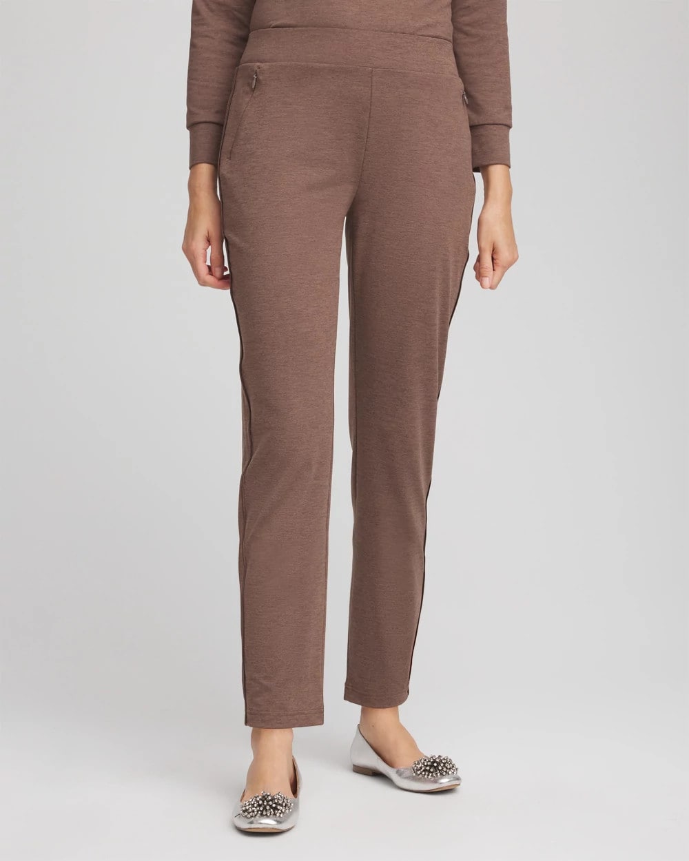 Chico's Collections Zenergy® Cloud Satin Trim Pants