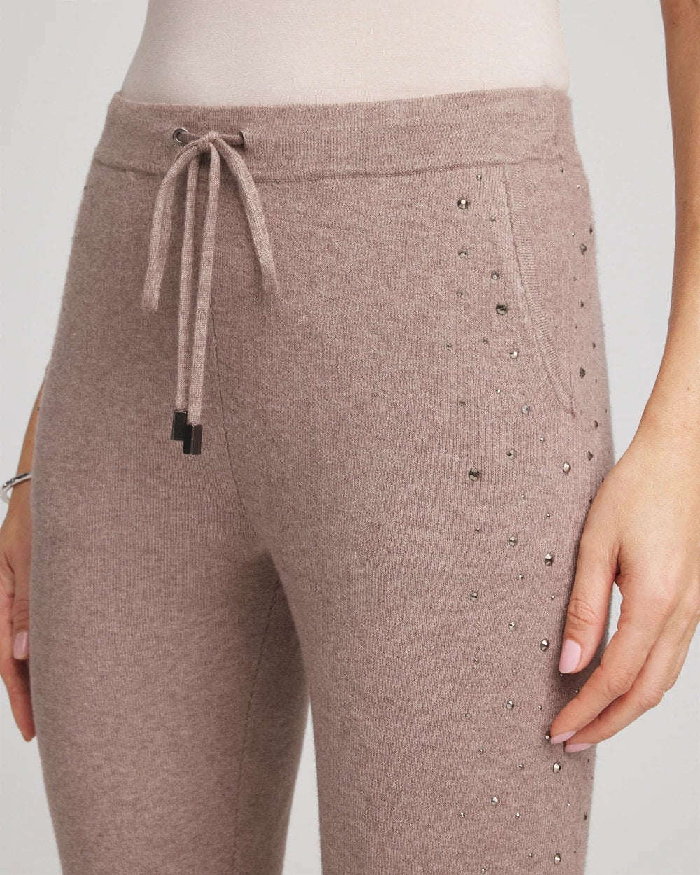 Chico's Collections Zenergy® Luxe Rhinestone Ankle Pants