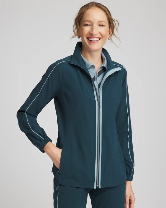 Chico's Collections Zenergy® UPF Contrast Jacket