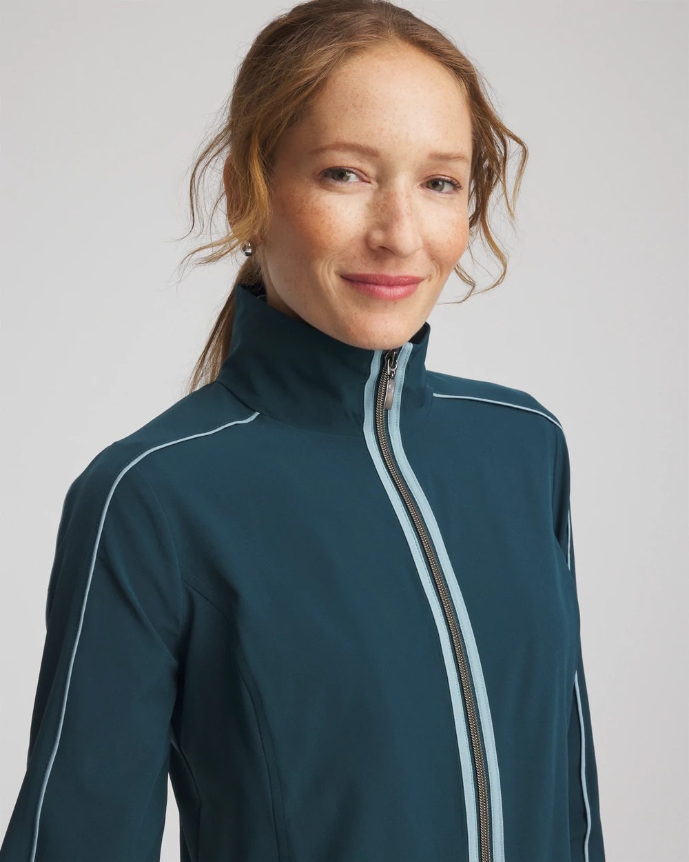 Chico's Collections Zenergy® UPF Contrast Jacket