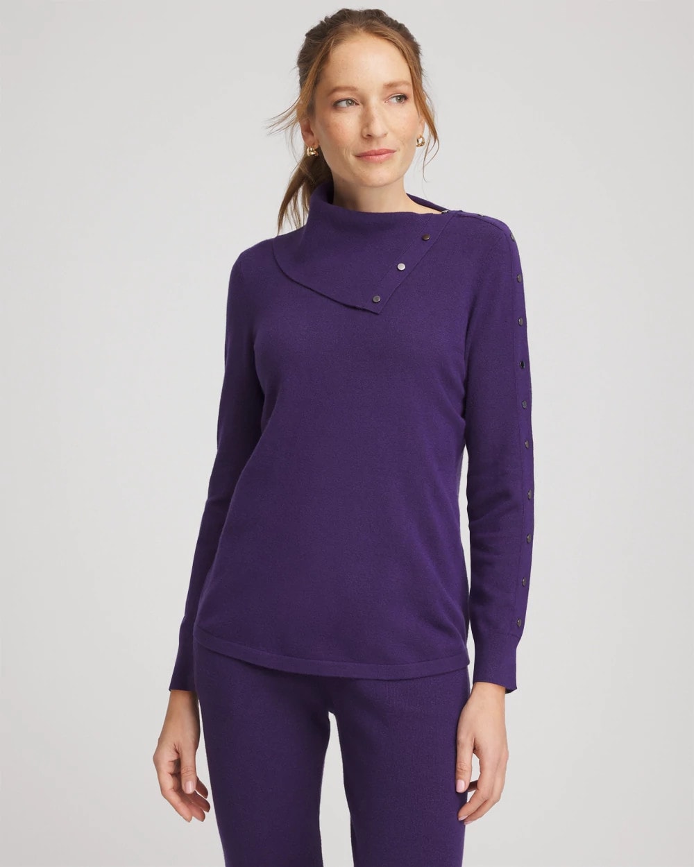Chico's Collections Zenergy® Luxe Envelope Neck Sweater