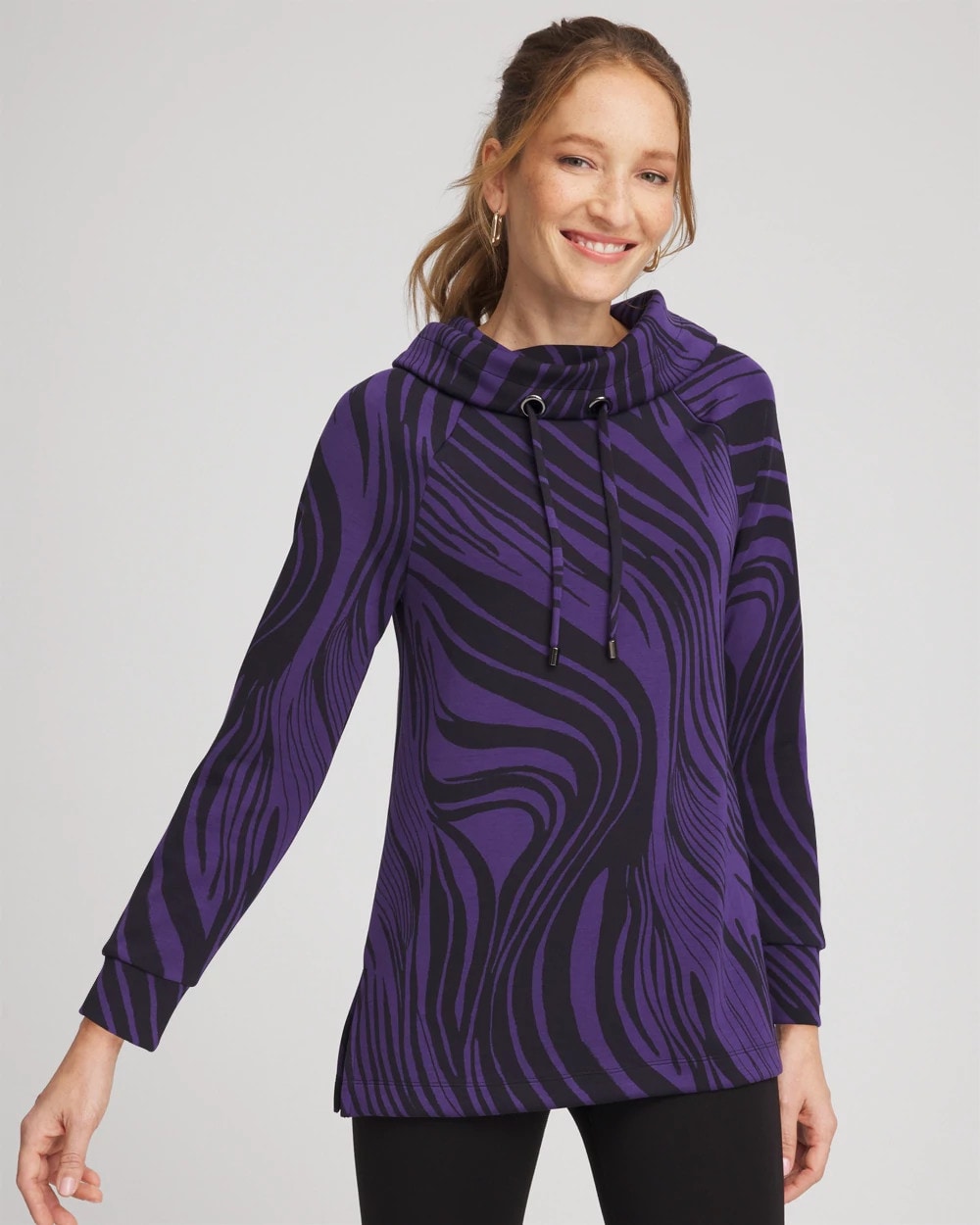 Chico's Collections Zenergy® Soft Zebra Tunic