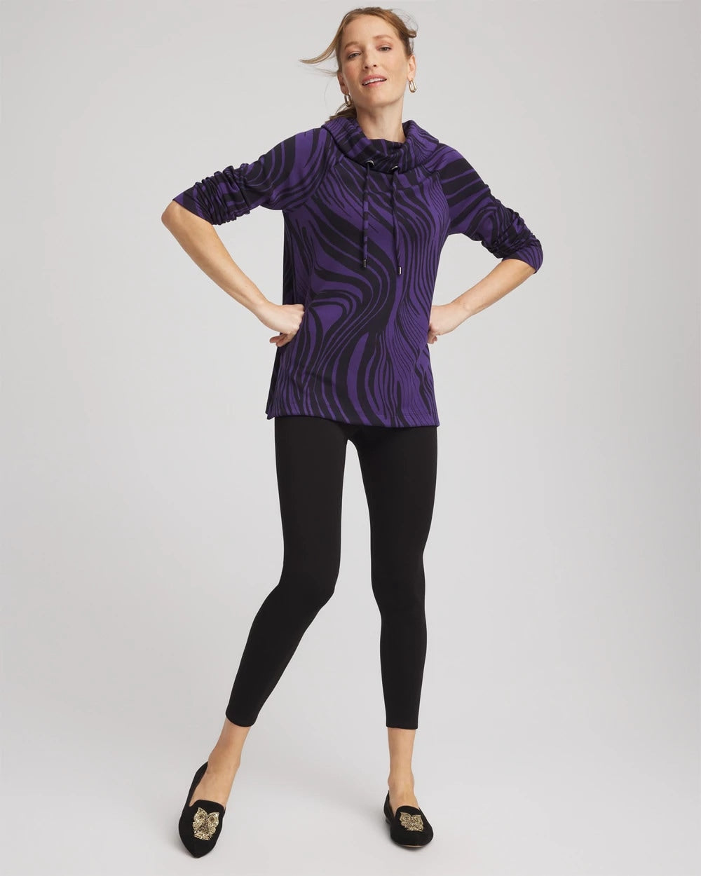 Chico's Collections Zenergy® Soft Zebra Tunic