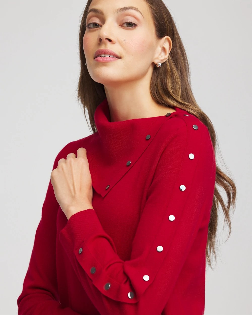 Chico's Collections Zenergy® Luxe Envelope Neck Sweater