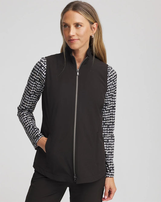 Chico's Collections Zenergy® UPF Front-Zip Travel Vest