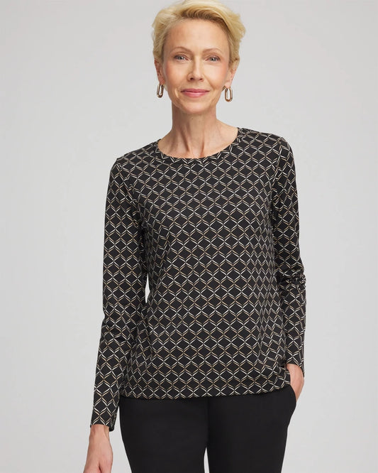 Chico's Collections Zenergy® Weave Top