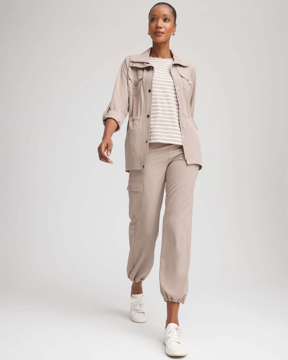 Chico's Collections Zenergy® Ripstop Cargo Ankle Pants