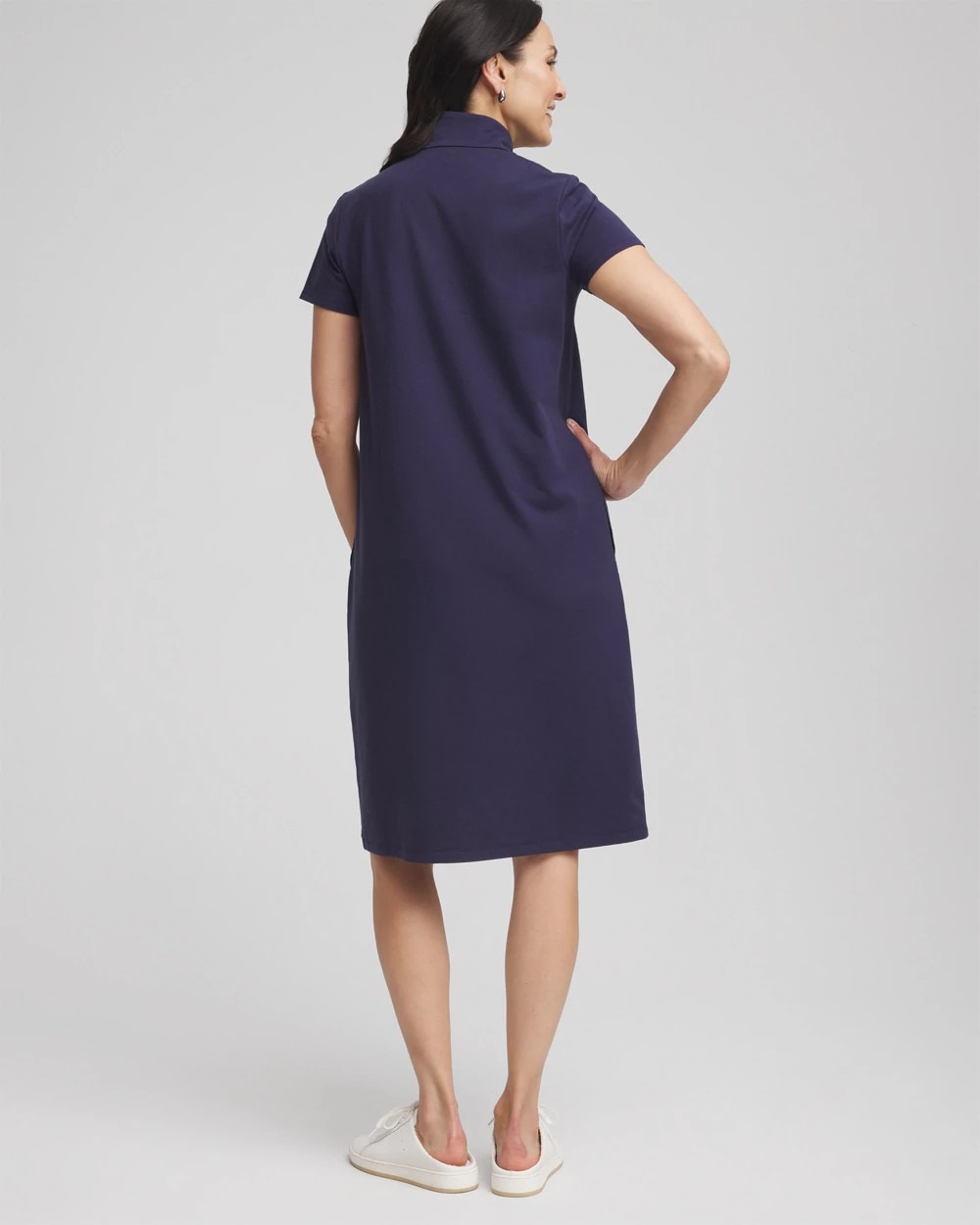 Chico's Collections Zenergy® UPF Knit Half-Zip Dress