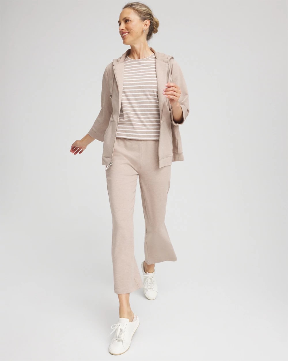 Chico's Collections Zenergy® French Terry Cropped Pants