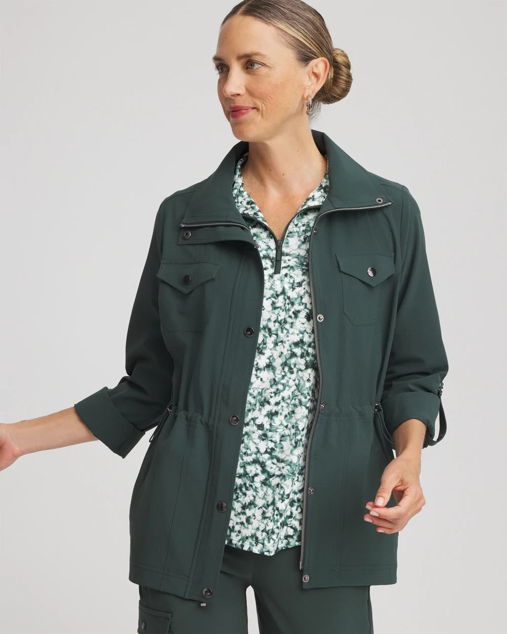 Chico's Collections Zenergy® Ripstop Cargo Jacket