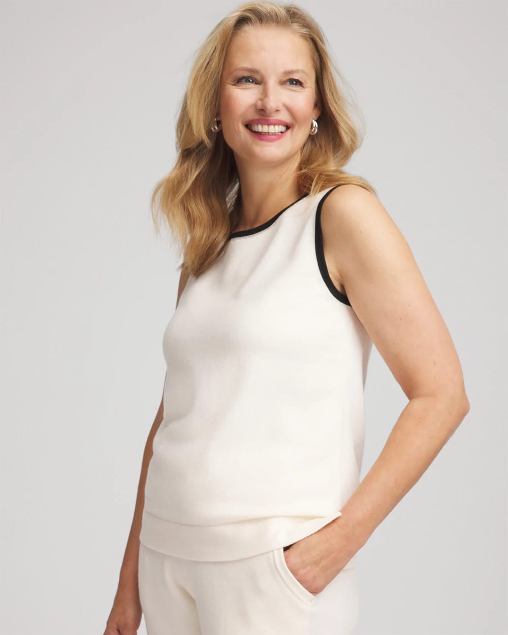 Chico's Collections Zenergy® Luxe Cashmere-Blend Tank
