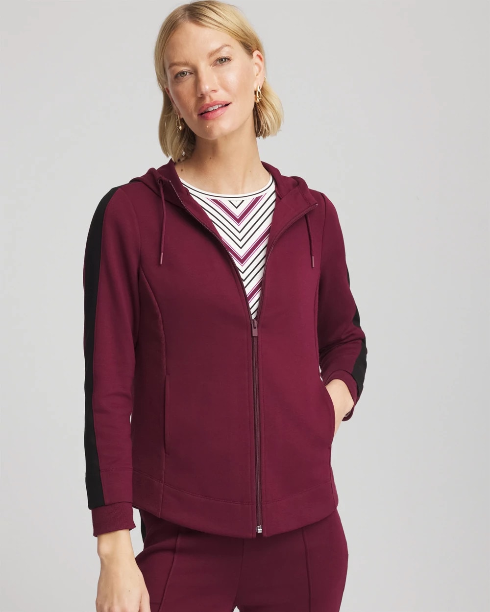 Chico's Collections Zenergy® Double-Knit Contrast Jacket