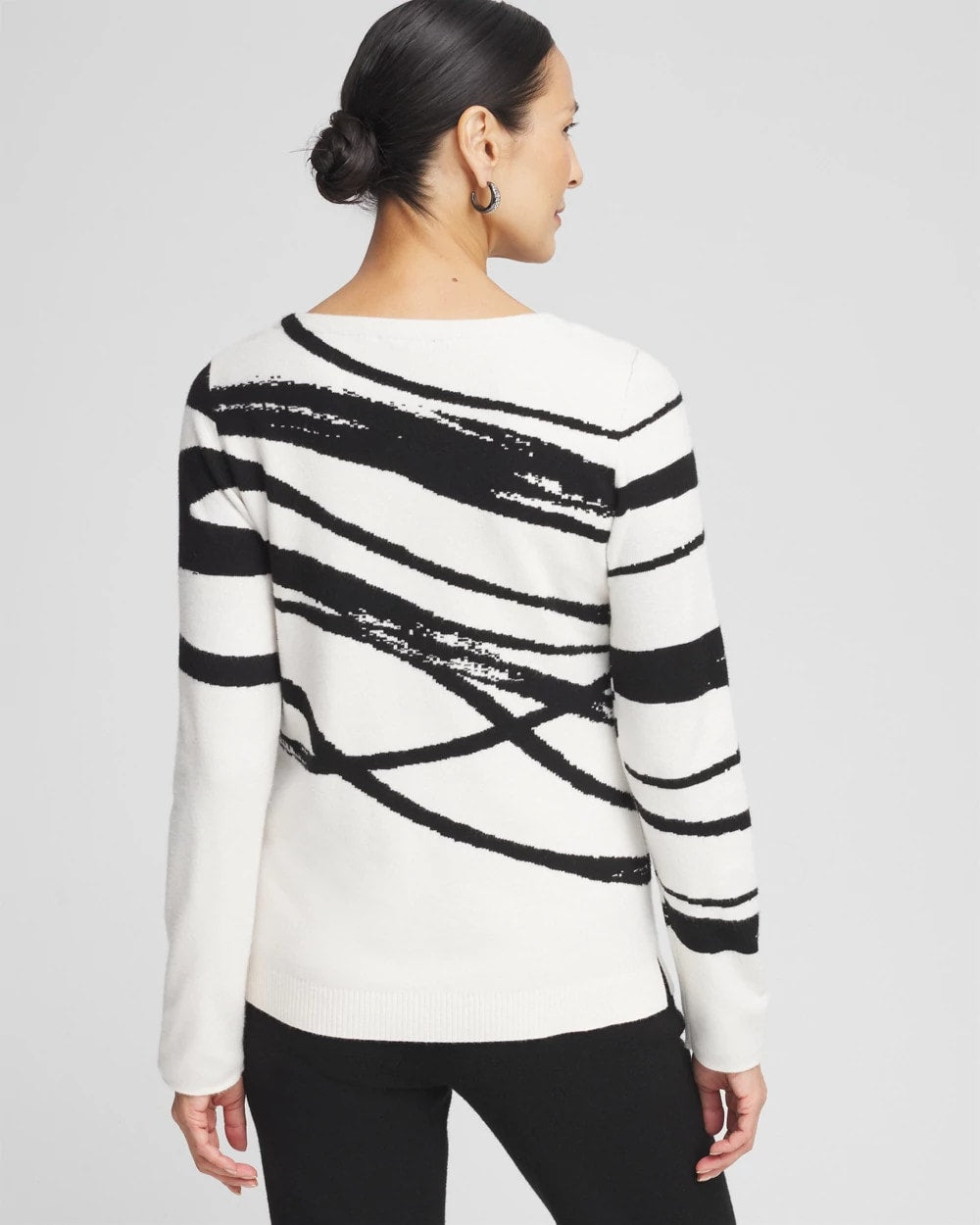 Chico's Collections Zenergy® Luxe Jaquard Pullover