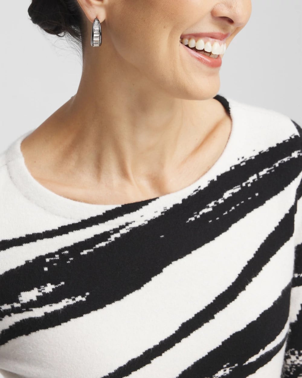 Chico's Collections Zenergy® Luxe Jaquard Pullover