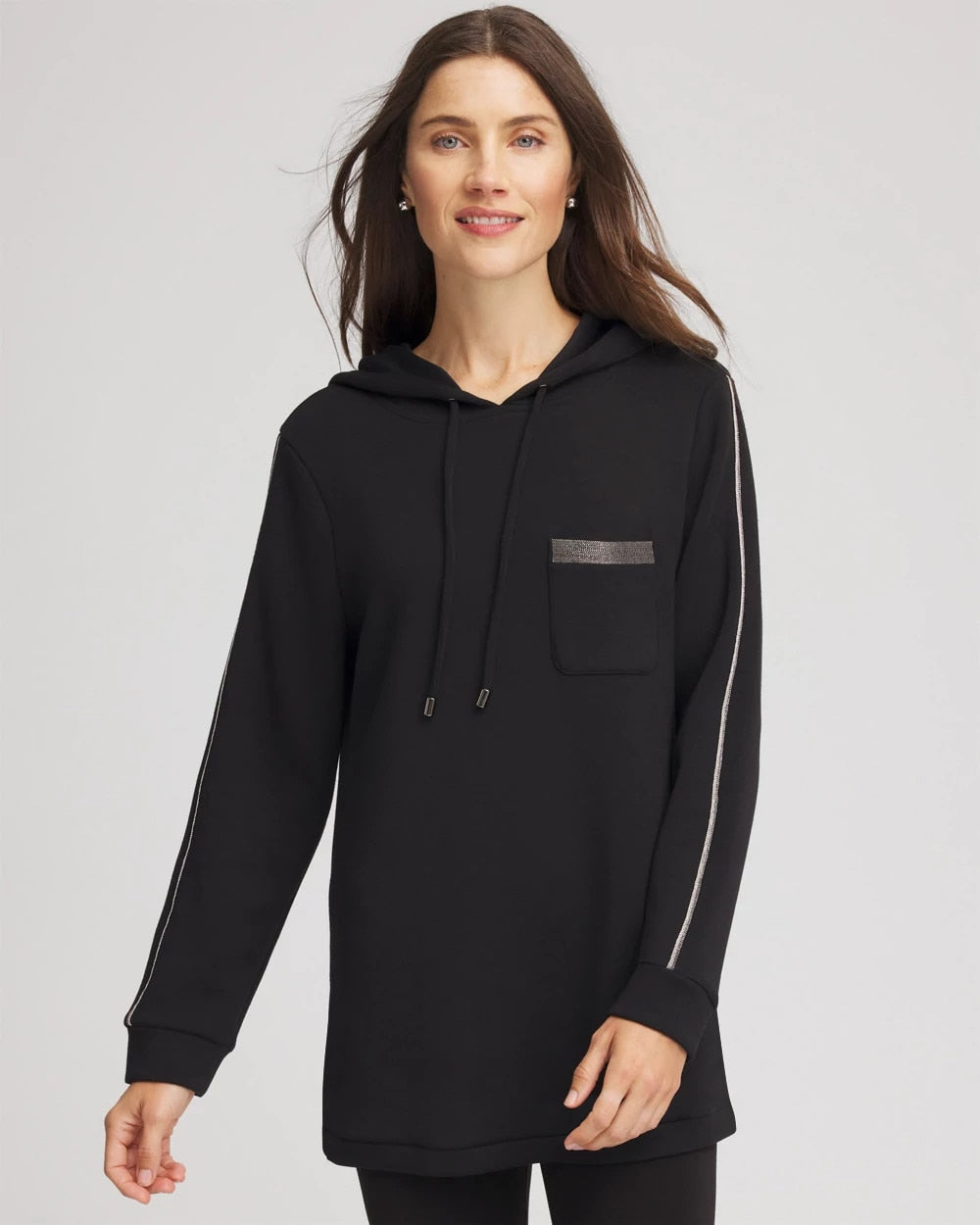 Chico's Collections Zenergy® Caviar Bead Sweatshirt